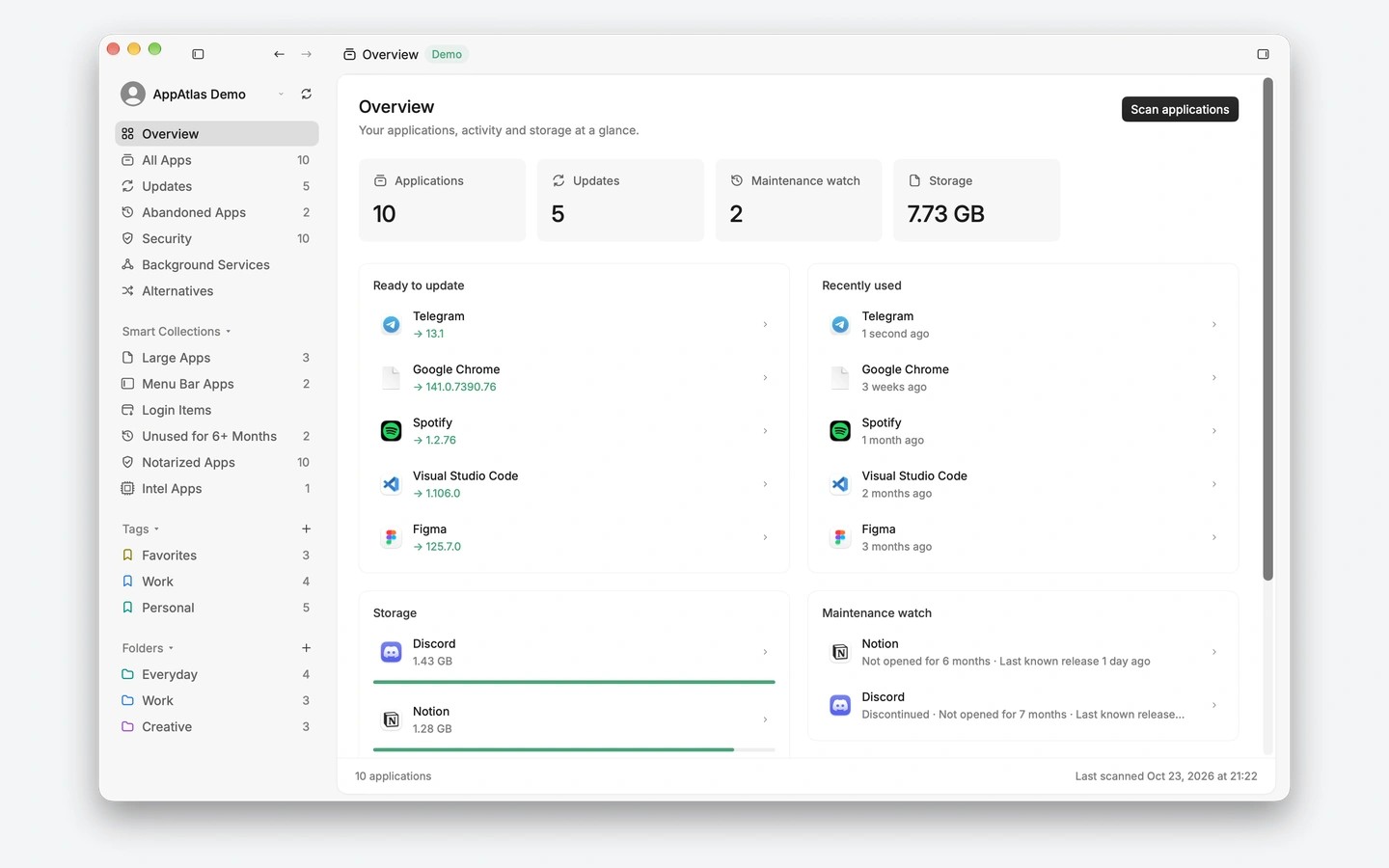 AppAtlas screenshot