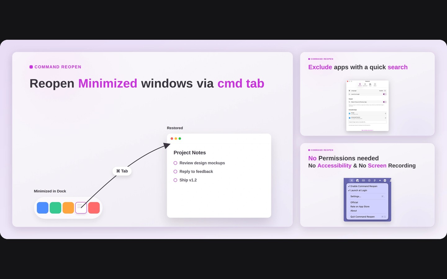 Command Reopen screenshot