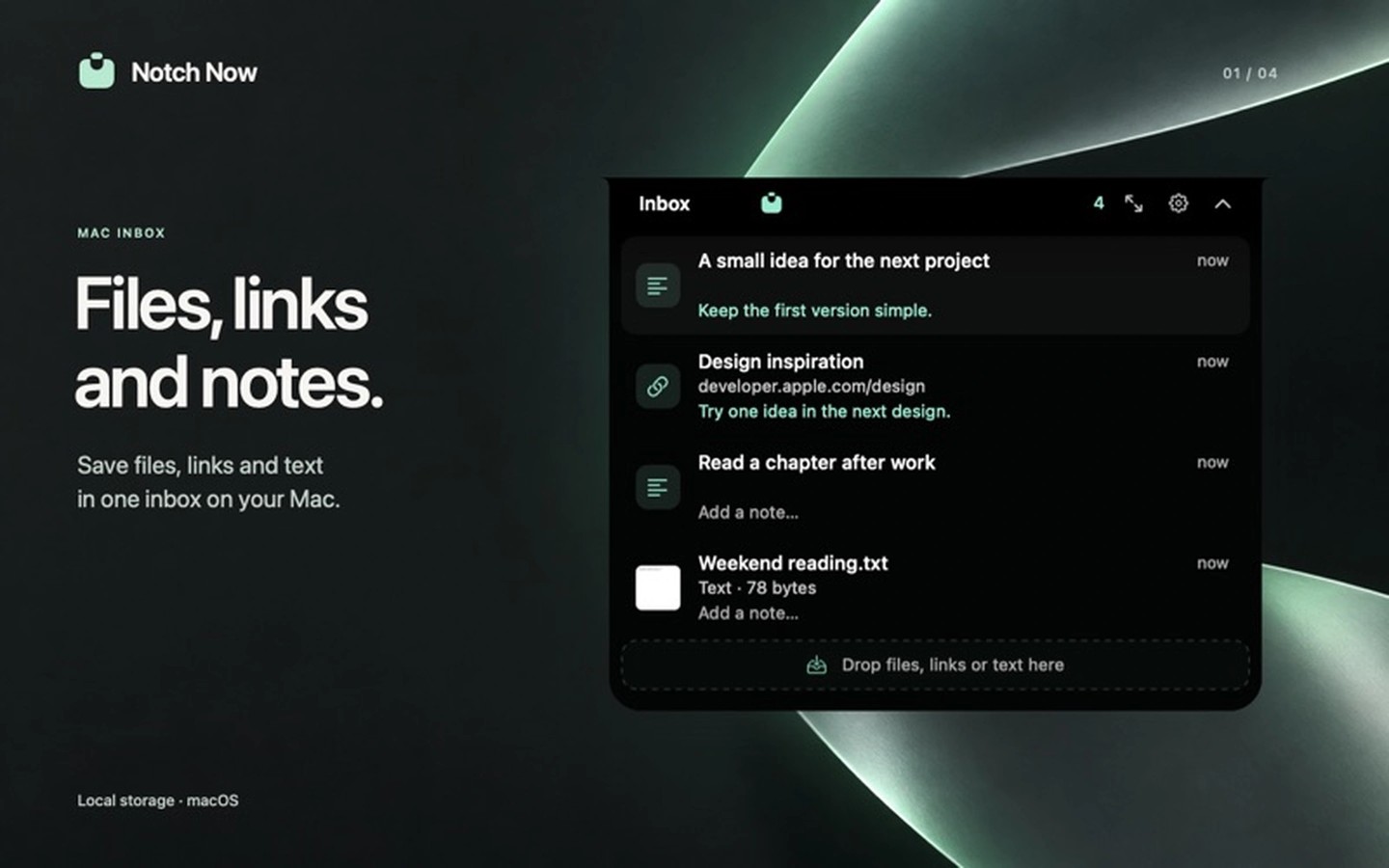 Notch Now screenshot