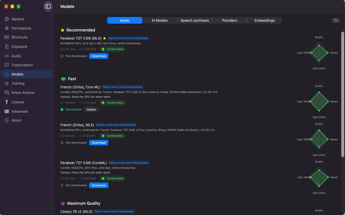 Oriloq screenshot