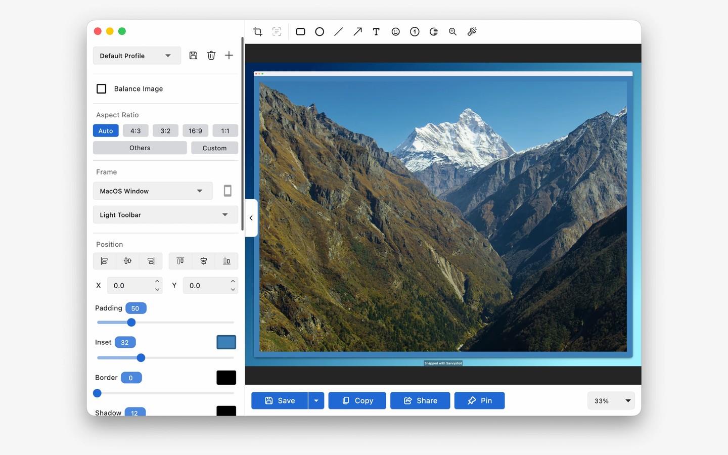 Savvyshot screenshot
