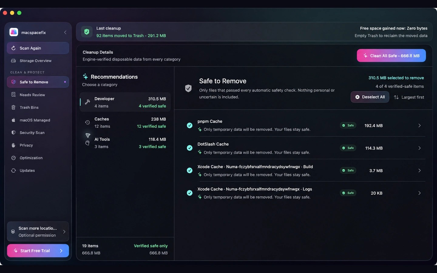 SpaceFix screenshot
