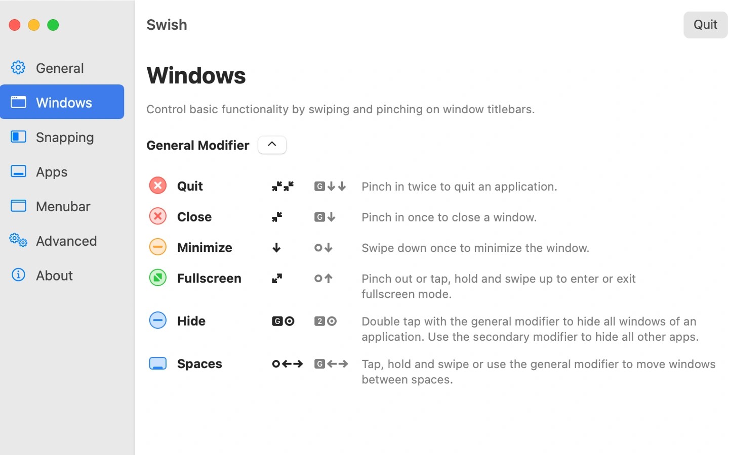 Swish screenshot